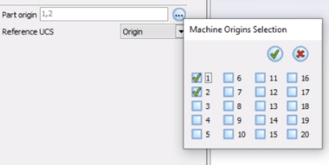 Multi-origin definition function